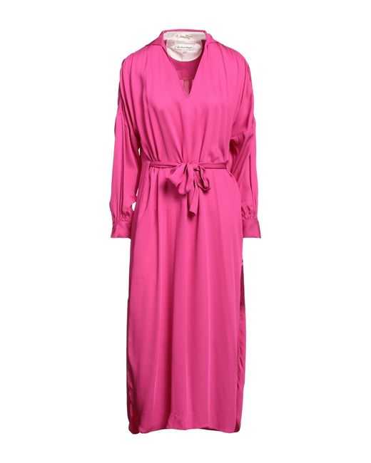 Le Sarte Pettegole Pink Midi Dress