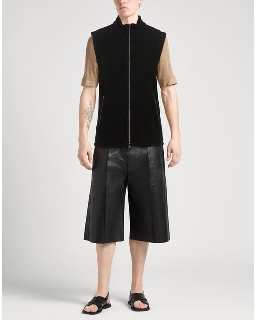 Fedeli Black Gilet for men