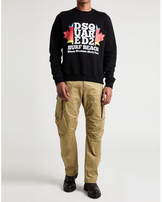 DSquared² Natural Khaki Pants Cotton, Elastane for men