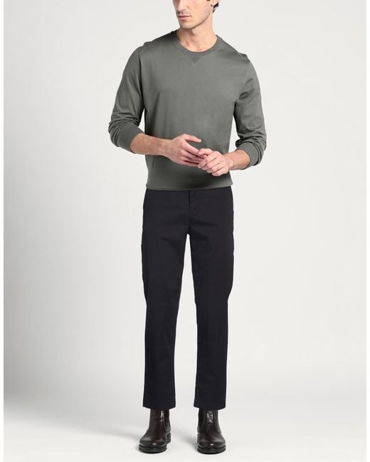 Dekker Blue Pants Cotton, Elastane for men