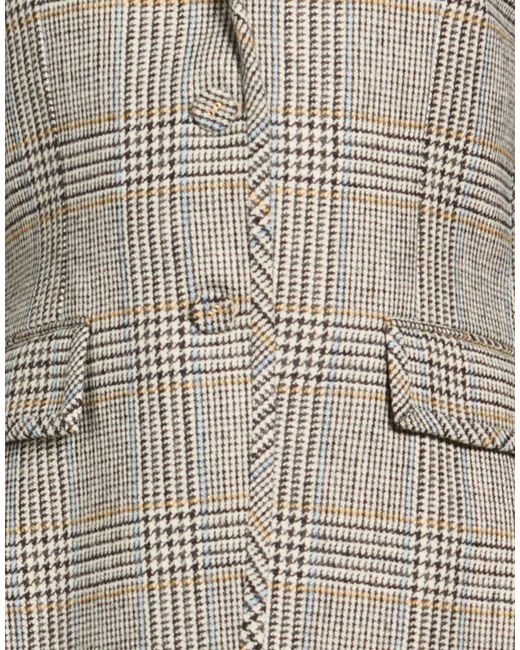 Thom Browne Gray Ivory Blazer Wool