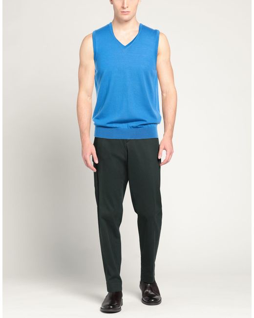 MODES Blue Azure Sweater Merino Wool for men