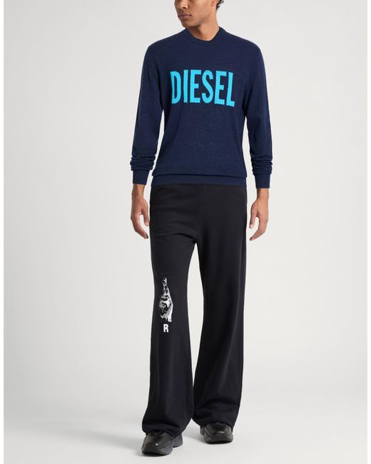 DIESEL Blue Midnight Sweater Wool, Cashmere for men