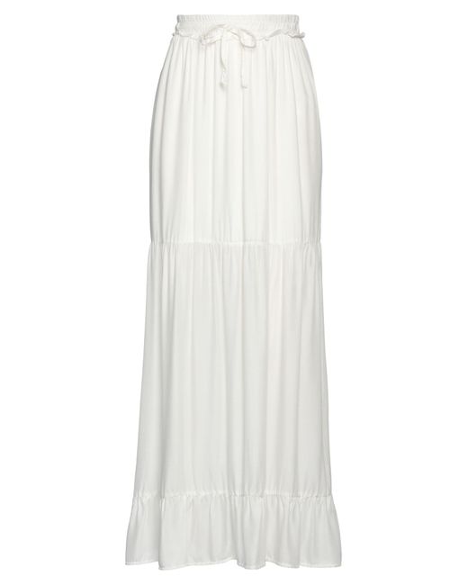 Cristina Gavioli White Maxi Skirt