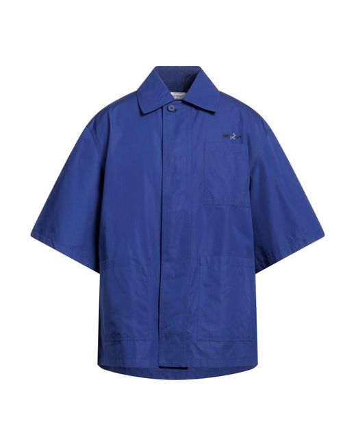 Off-White c/o Virgil Abloh Blue Shirt for men