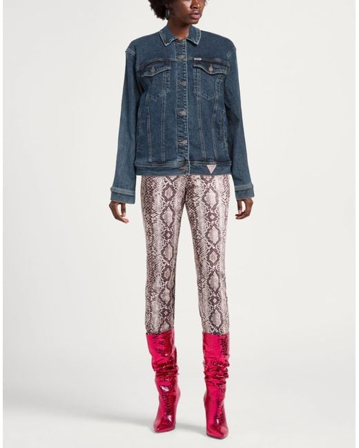 Guess Blue Denim Outerwear