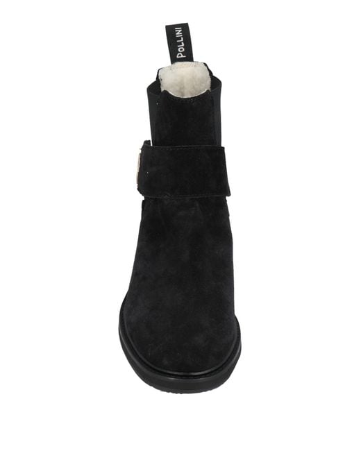 Pollini Black Ankle Boots