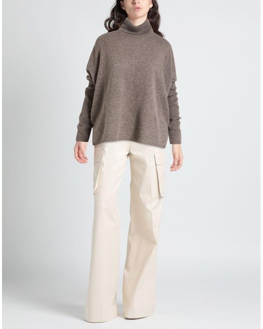 Aragona Brown Turtleneck