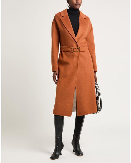 Twinset Brown Coat