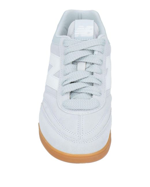 New Balance White Rc42 Light Sneakers Leather, Textile Fibers