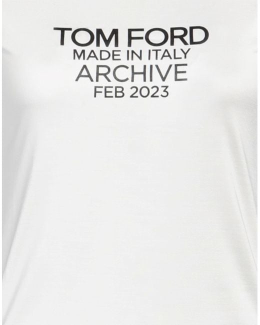 Camiseta Tom Ford de color White