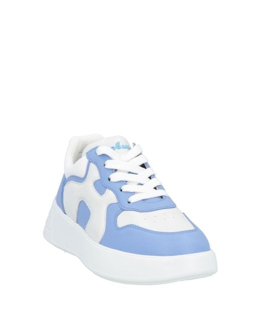 Hogan Blue Sneakers Leather