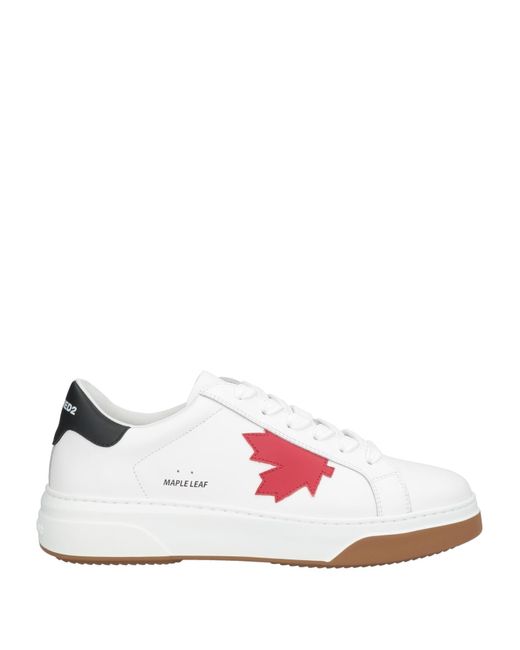 DSquared² White Sneakers Calfskin for men
