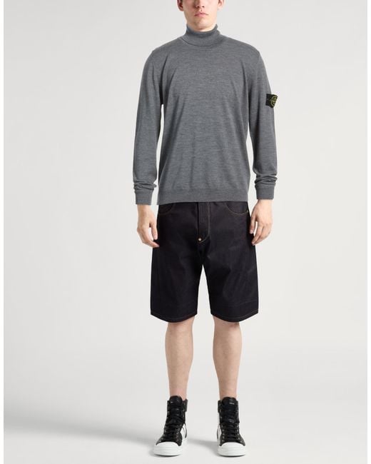 Stone Island Gray Turtleneck for men