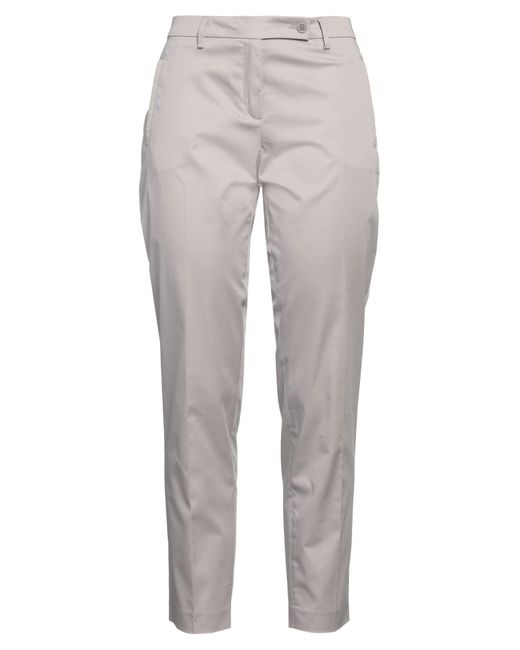 SEVENTY VENEZIA Gray Pants Cotton, Elastane