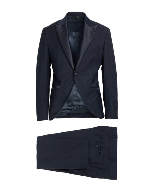 Emanuel Ungaro Blue Suit Polyester, Virgin Wool, Lycra for men