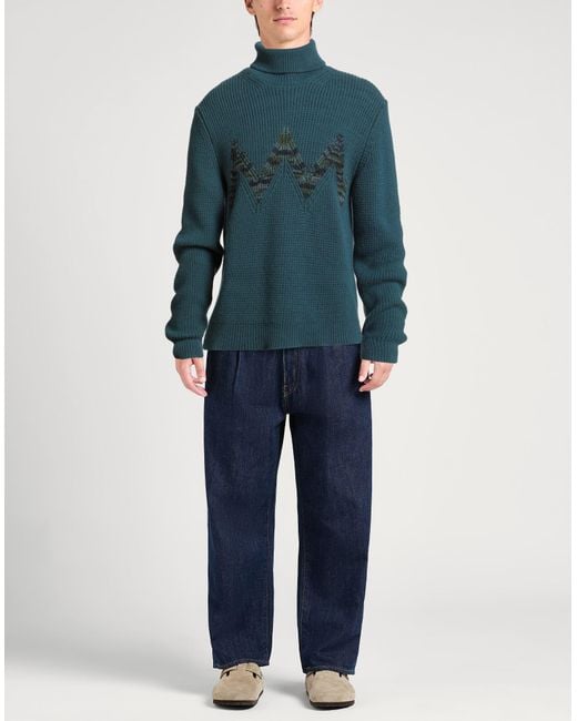 Missoni Blue Turtleneck Wool for men