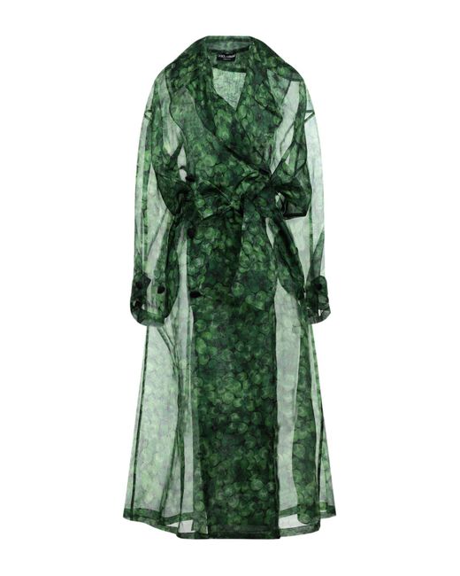 Dolce & Gabbana Green Overcoat