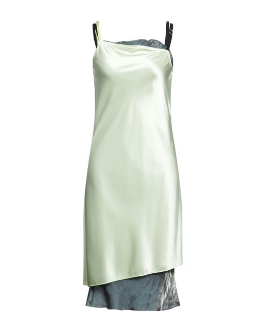 Helmut Lang Green Midi Dress
