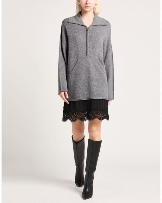 Pinko Gray Mini Dress