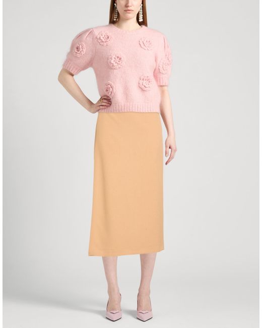 Liviana Conti Natural Midi Skirt