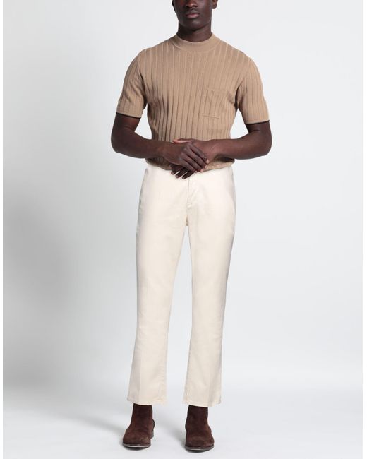 Haikure Natural Ivory Pants Tencel, Cotton, Lycra for men