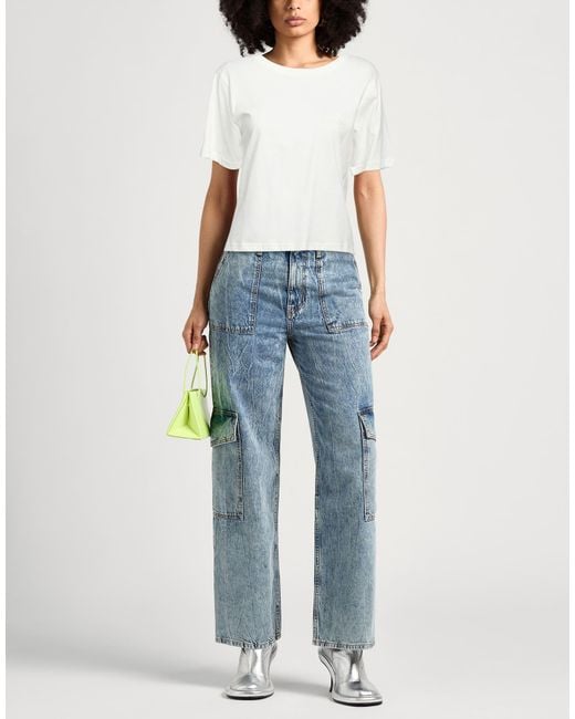 Laneus White T-Shirt Cotton