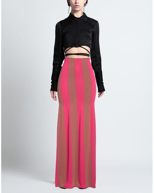 Liviana Conti Pink Maxi Skirt