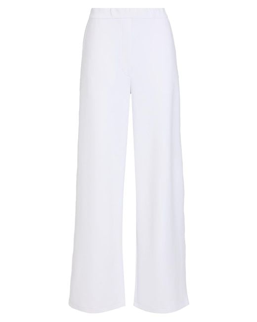 Margittes White Pants Polyester, Elastane