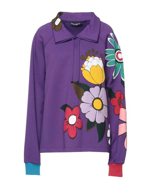 Dolce & Gabbana Purple Sweatshirts