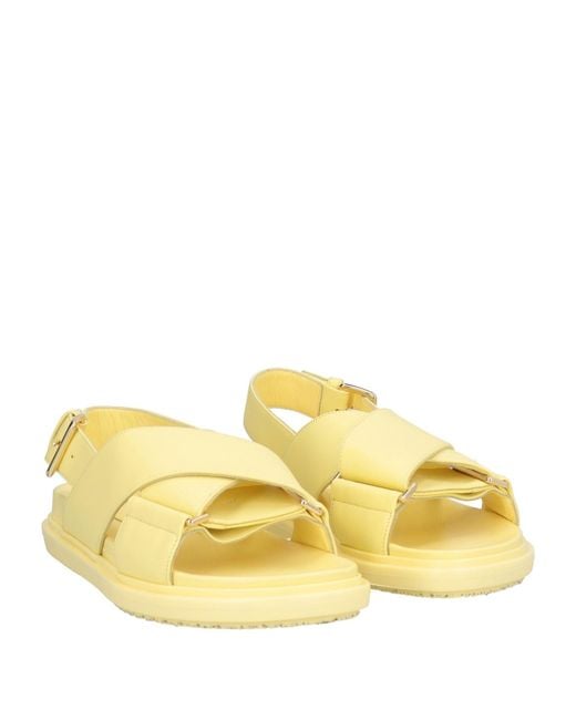 Marni Yellow Sandals