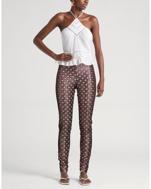 Giamba Multicolor Pants Polyester, Polyamide, Polyimide