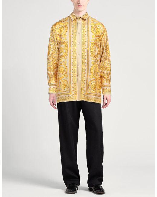 Versace Yellow Shirt for men