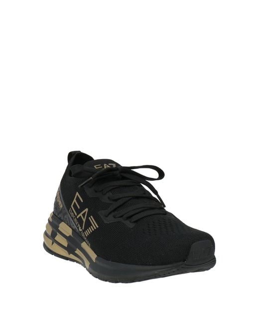 EA7 Black Trainers for men