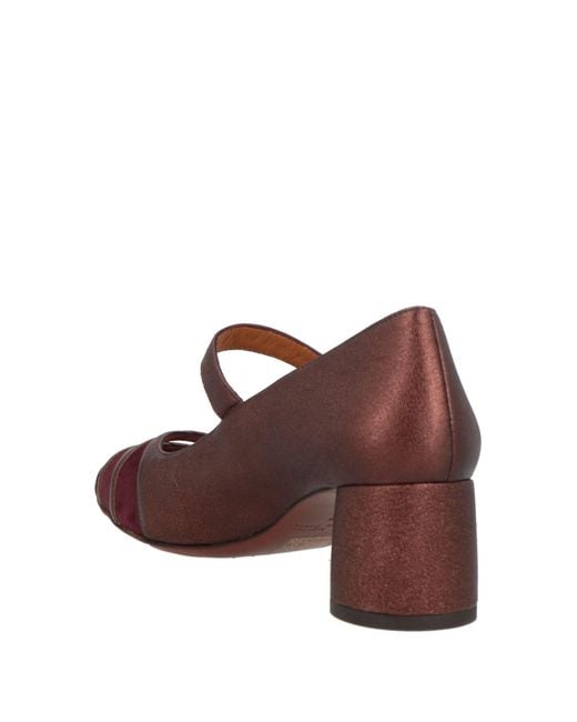 Chie Mihara Brown Burgundy Pumps Leather