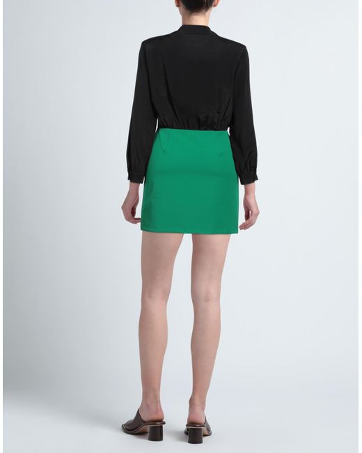 SIMONA CORSELLINI Green Mini-Kleid