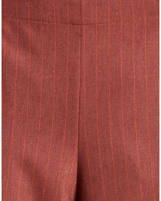 Niu Red Pants Polyester, Virgin Wool, Viscose, Elastane