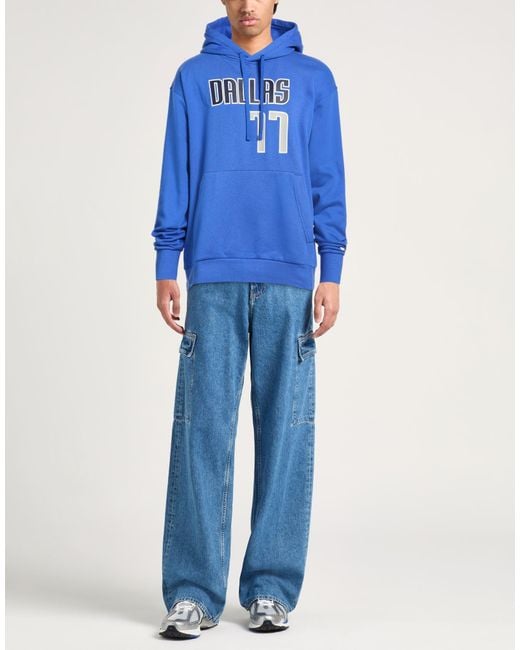 Nike Blue Sweatshirt Cotton, Polyester for men