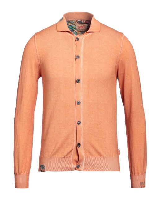 Bob Orange Cardigan Cotton for men