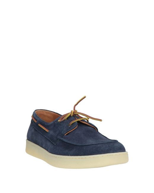 Baldinini Blue Loafers Leather for men
