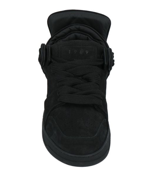 1989 STUDIO Black Sneakers Leather for men