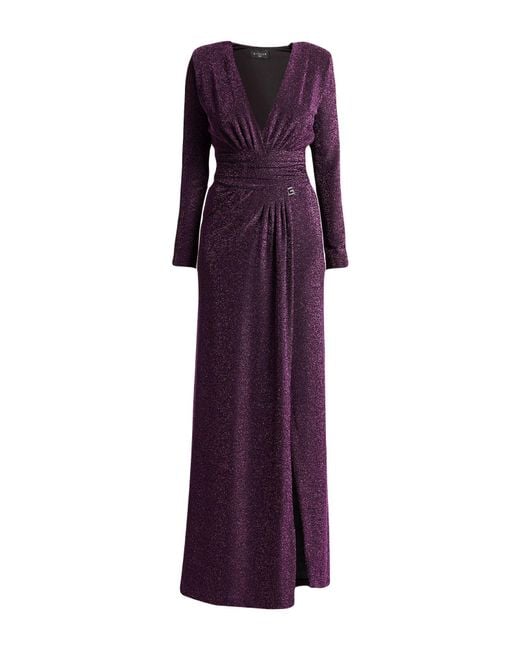 Gaelle Paris Purple Maxi Dress