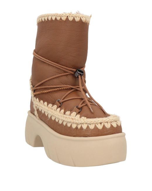 Mou Brown Ankle Boots