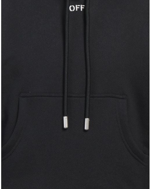 Off-White c/o Virgil Abloh Black Sweatshirt Cotton, Elastane for men