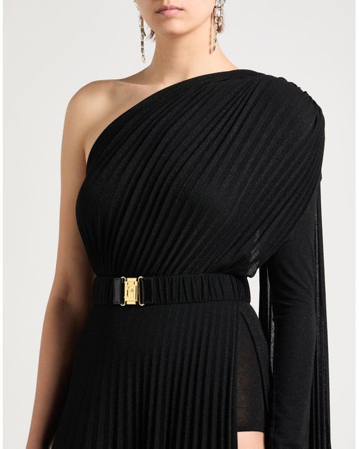 Elisabetta Franchi Black Carpet Maxi Dress Viscose, Polyester, Polyamide, Elastane
