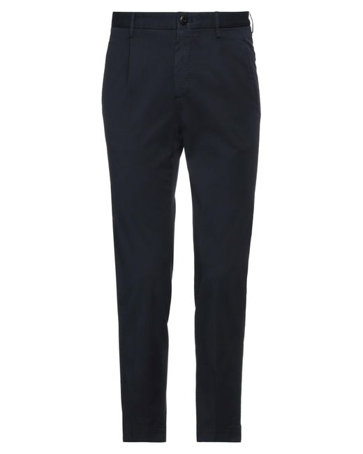 Incotex Blue Midnight Pants Cotton, Elastane for men