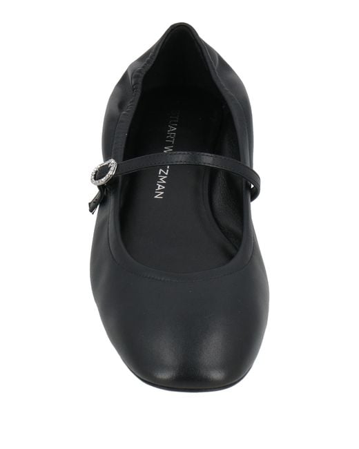 Stuart Weitzman Black Ballet Flats