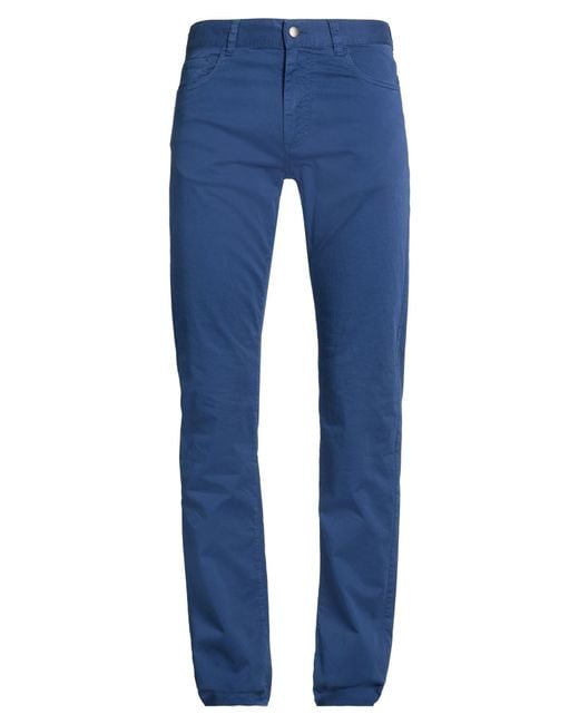 Canali Blue Trouser for men