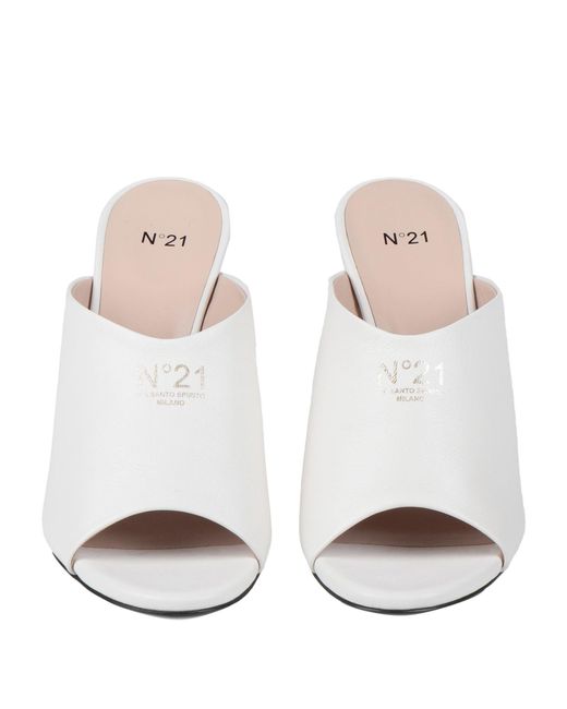 N°21 White Sandals