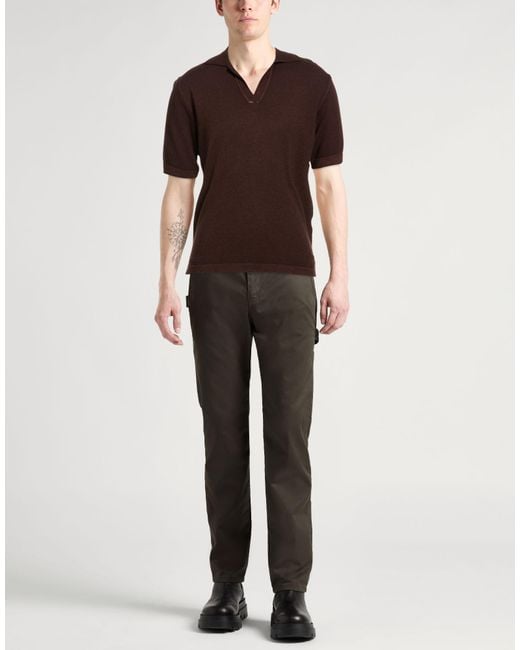 Daniele Fiesoli Brown Jumper for men